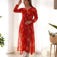 Pearl Coral Hand-Dyed Set for Women