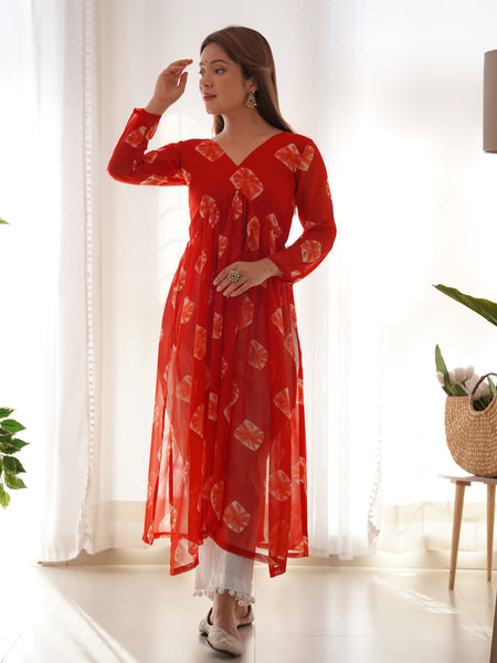 Pearl Coral Hand-Dyed Set for Women