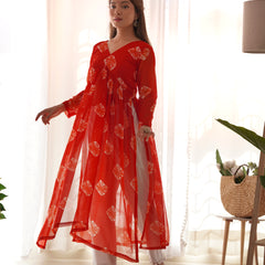 Pearl Coral Hand-Dyed Set for Women