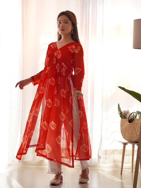 Pearl Coral Hand-Dyed Set for Women