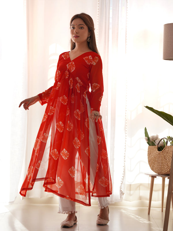 Pearl Coral Hand-Dyed Set for Women