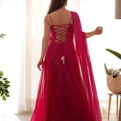 Bandhani Anarkali Set for Women