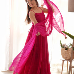 Bandhani Anarkali Set for Women