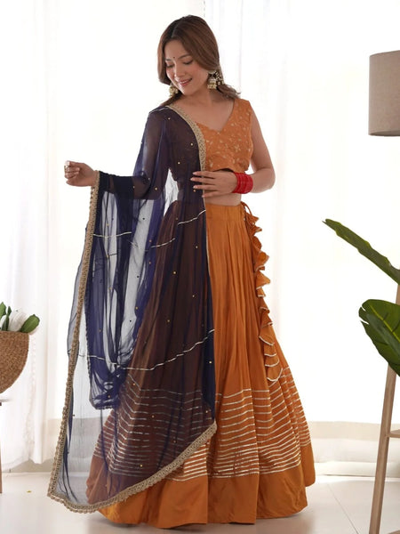 DANDELION GOTA LEHENGA SET