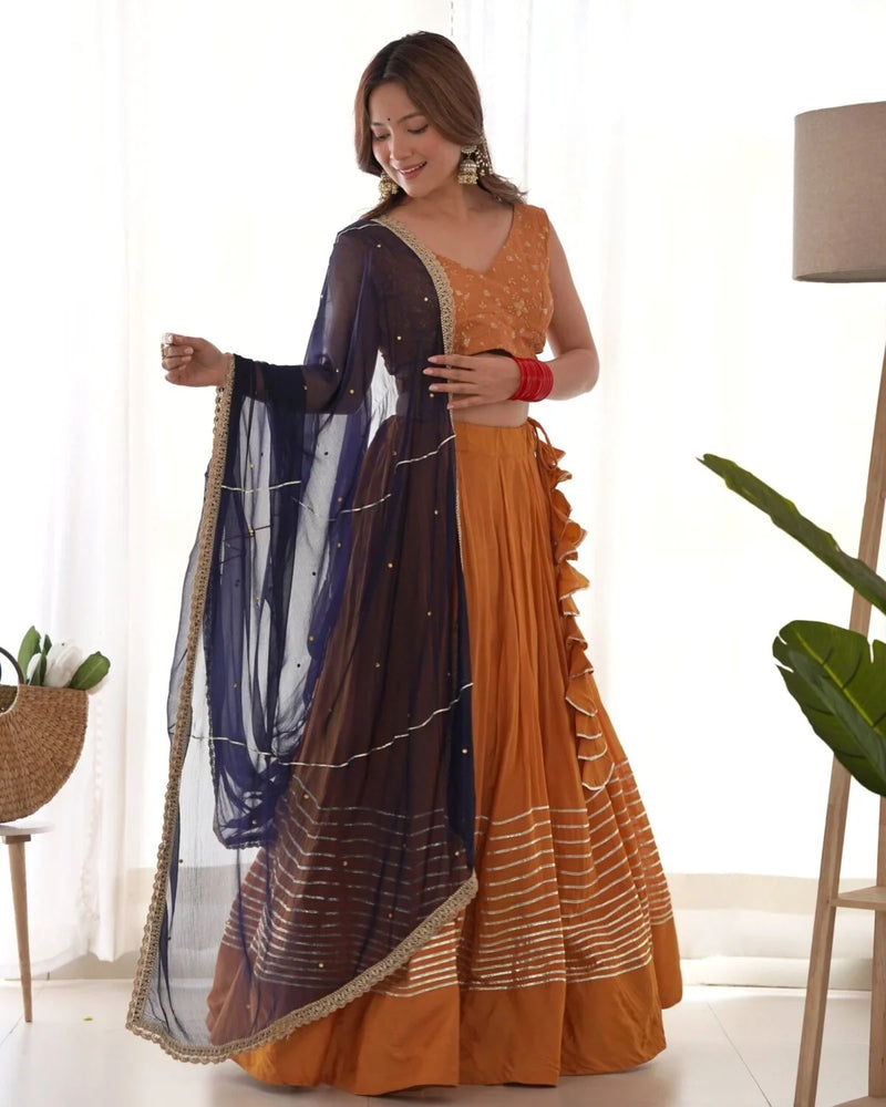DANDELION GOTA LEHENGA SET