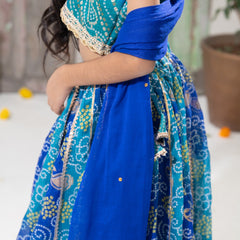 Neelambari – Bandhani Lehenga Choli Set