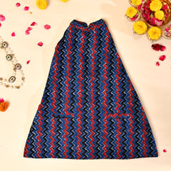 Blue Hand Block Printed Cotton Dress