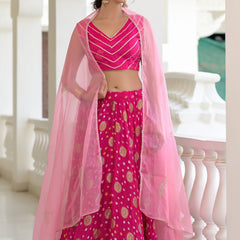 Magenta lehenga set