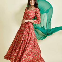 DESI RED SWAG IN PRINTS