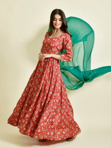 DESI RED SWAG IN PRINTS