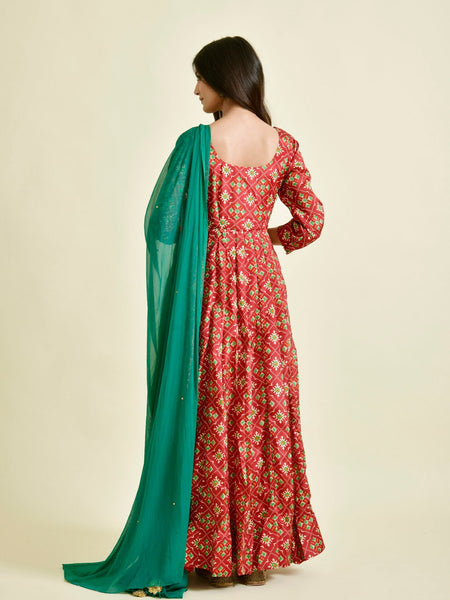 DESI RED SWAG IN PRINTS