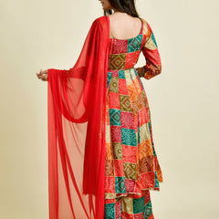 MULTI BLOCKS BANDHAN SUIT