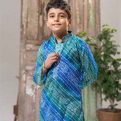 Azure Royale – Kota Doria Kurta Salwar Set