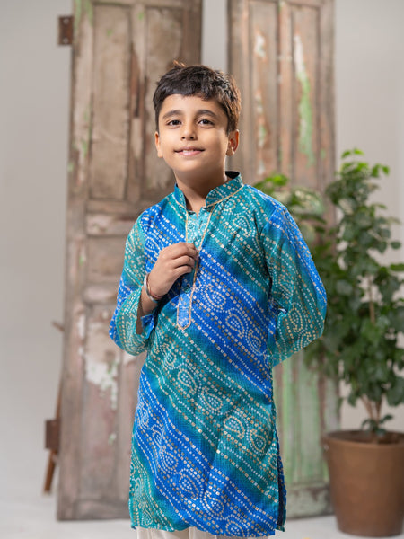 Azure Royale – Kota Doria Kurta Salwar Set