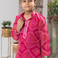 Gulabi Royale – Kota Doria Kurta Salwar Set