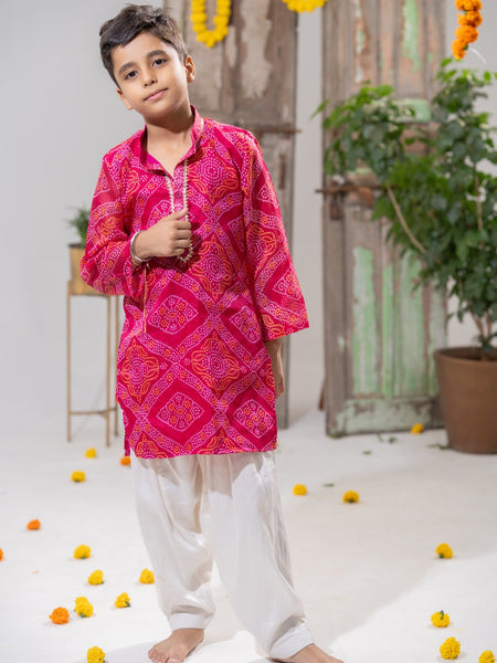 Gulabi Royale – Kota Doria Kurta Salwar Set