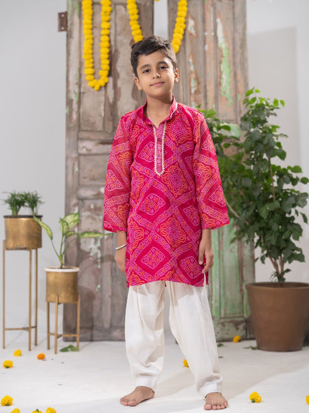 Gulabi Royale – Kota Doria Kurta Salwar Set