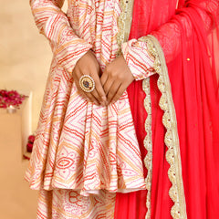 Gulnaar Bandhani Sharara Set