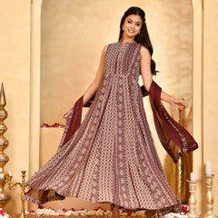 Meher Georgette Anarkali Set
