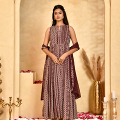 Meher Georgette Anarkali Set