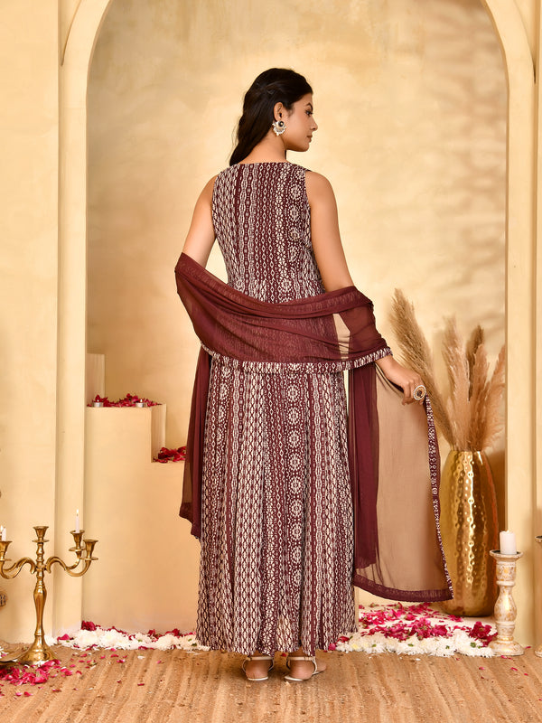 Meher Georgette Anarkali Set