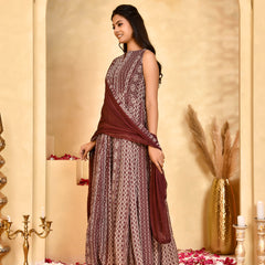 Meher Georgette Anarkali Set