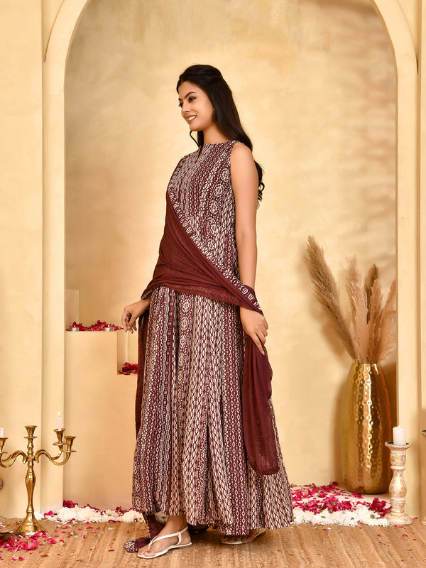 Meher Georgette Anarkali Set