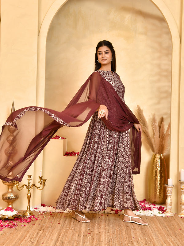 Meher Georgette Anarkali Set