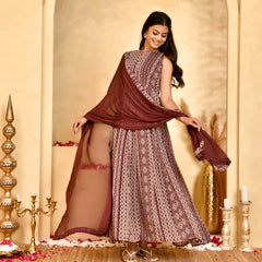 Meher Georgette Anarkali Set