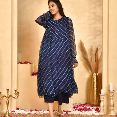 Neel Leheriya Chiffon Anarkali Set