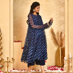 Neel Leheriya Chiffon Anarkali Set