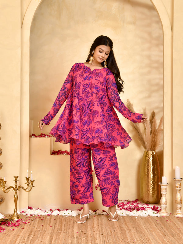Gulab Floral Farshi Salwar Set