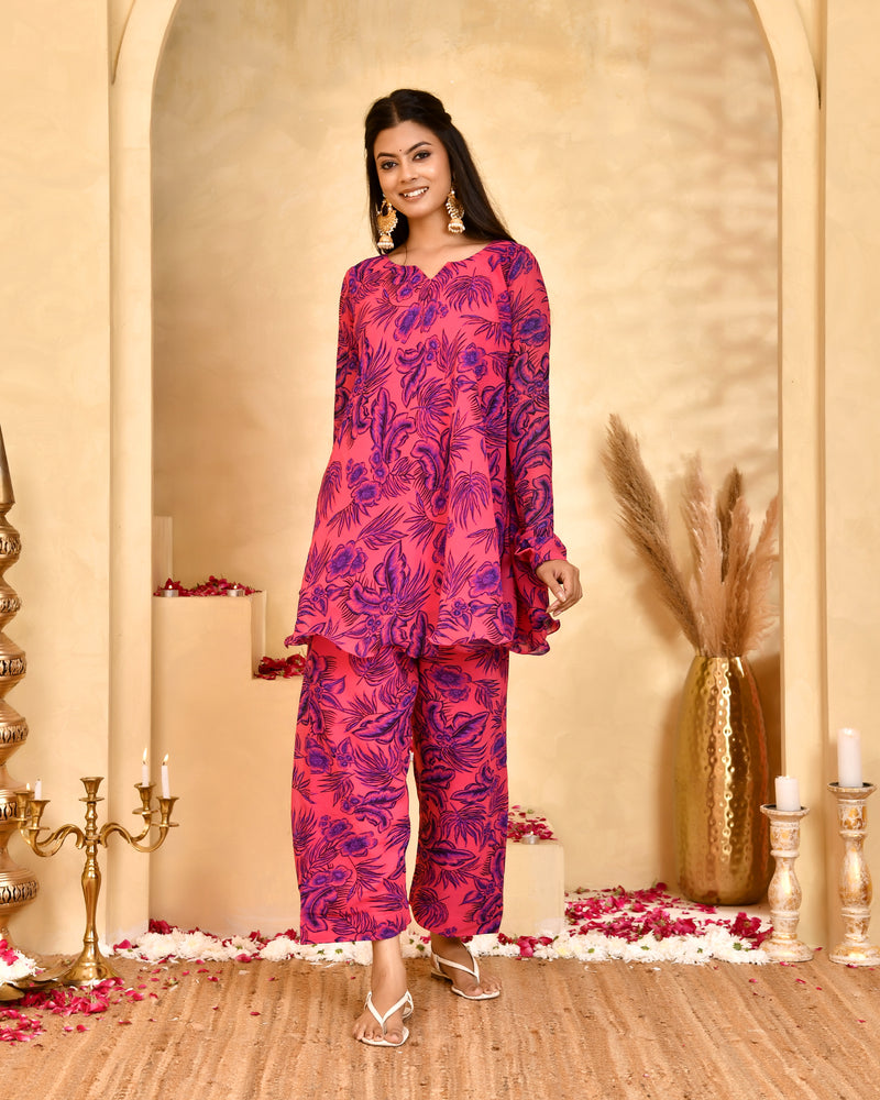 Gulab Floral Farshi Salwar Set