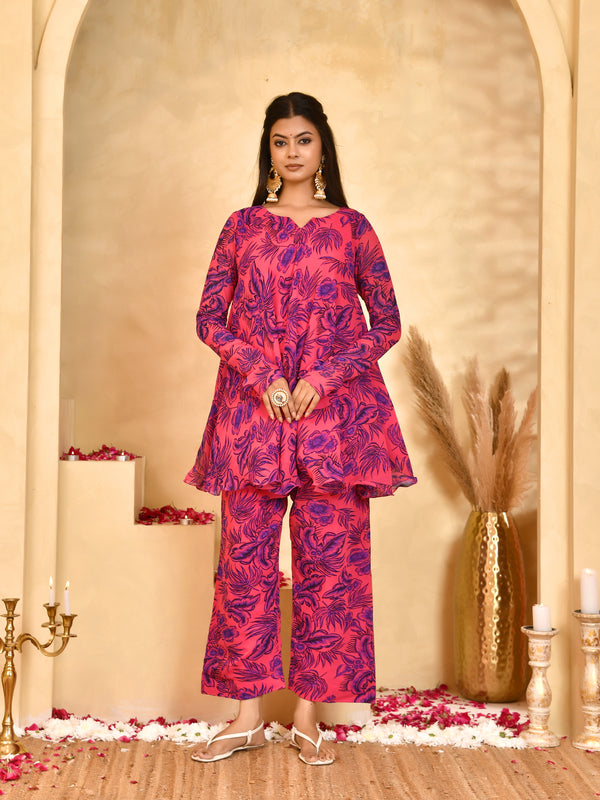 Gulab Floral Farshi Salwar Set