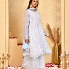 Noor Chiffon Anarkali Set
