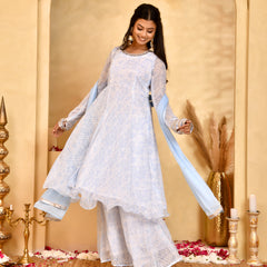 Noor Chiffon Anarkali Set