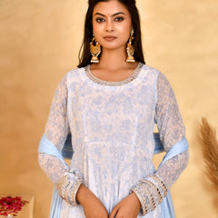 Noor Chiffon Anarkali Set